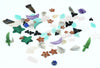 Mixed Gemstones (Malachite, Rose Quartz, Agate, Labradorite, Amethyst, Howlite)
