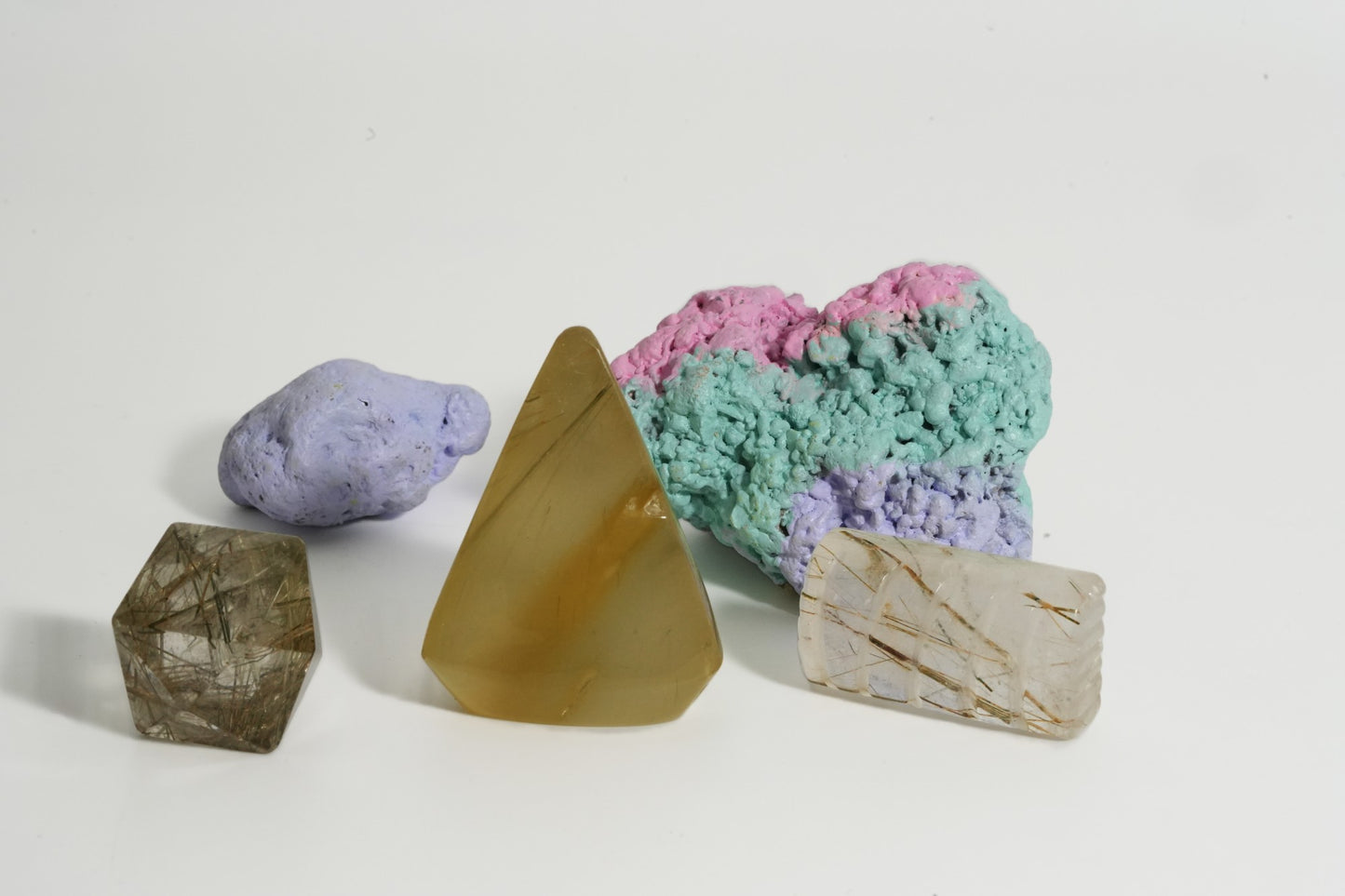 Golden Rutile Stone (Rutilated Quartz)