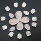 Rose Quartz & Clear Quartz