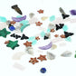 Mixed Gemstones (Malachite, Rose Quartz, Agate, Labradorite, Amethyst, Howlite)